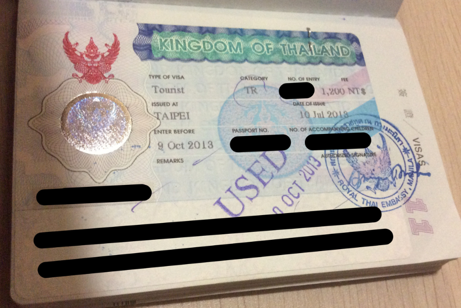 visa in thailand